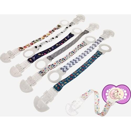 1Pc Baby Pacifier Chain with String Kid Multiple Style One-handed Button Clips Holder Nursing Teether Dummy Soother Nipple Leash