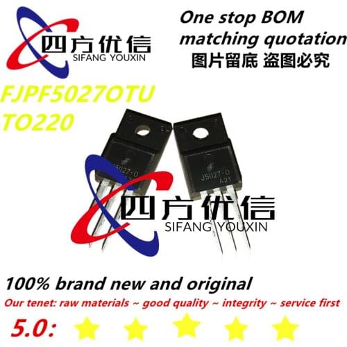 100% new original (10PCS-50PCS) FJPF5027OTU J5027-O J5027-0 3A 800V TO220