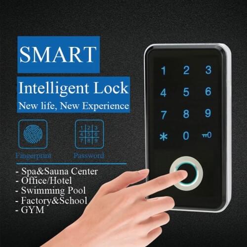 118 Series Fingerprint Password EM ID Cabinet Lock Sauna Spa Locker Factory Wardrobe Bookcase Cupboard Lock RFID Keypad Touch