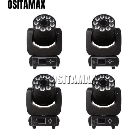 75W LED moving head spot light wash light rgbwa uv LED dj spot light gobo moving heads dmx stage lighting for disco party show