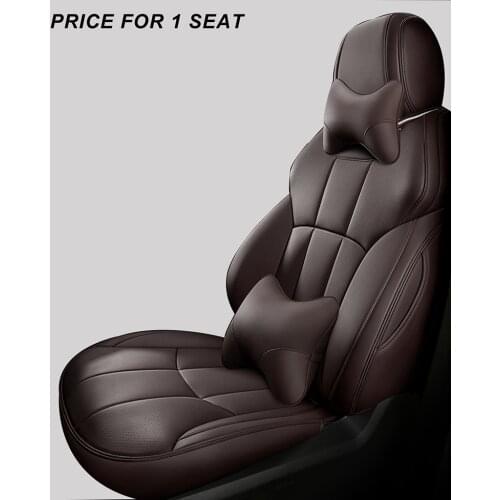 Black leather car seat cover For bmw f10 e30 e90 f30 e60 e39 e36 x3 e83 x5 e70 e53 e46 e34 e91 g30 x1 e84 f40 f31 accessories