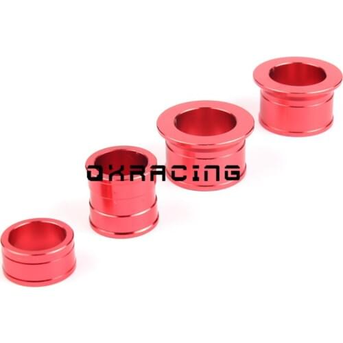 CNC Billet Front Rear Wheel Hub Spacers wheel busher Fit For CR 125 250R CRF 250R 250X 450R 450X Motorcross