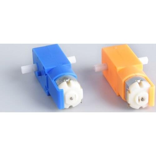 DC 3V 5V 6V130RPM Slow Speed Small Micro TT-130 Gear Motor Gearbox 1:120 Dual Shaft DIY Car Robot Toy