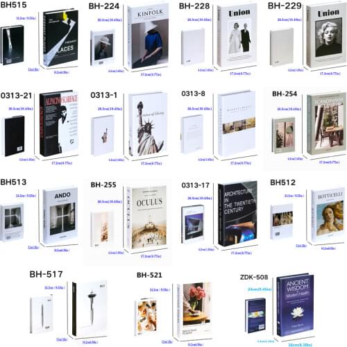 Fake book decoration book can be opened, small ornaments, fashionable, simple and beautiful, home furnishing, hotel club, storag