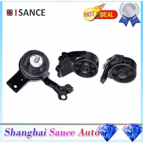 ISANCE Engine Front & Rear Motor Mount Set 21810-2C300 21930-2D101 For Hyundai Elantra 2001-2006 / Tiburon 2.0L 2003-2008