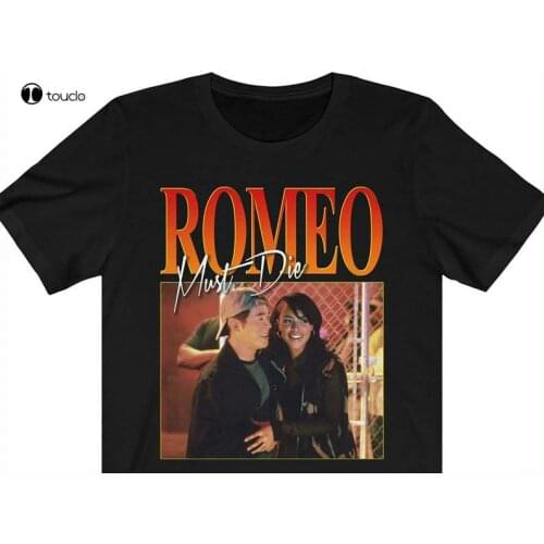 Romeo Must Die Unisex Crewneck T-Shirt Aaliyaah Jet Li Y2K Divas 2000S Aesthetic 90S R&B Rap Tee Rip Dmx Y2K Vintage T Rip
