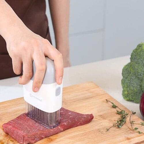KITCHENDAO 48-Blade Meat Tenderizer Detachable Stainless Steel Kitchen Meat Tenderizer Tool