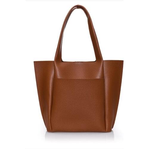Hot sale large womens bag large capacity shoulder bags high quality faux leather shoulder bags