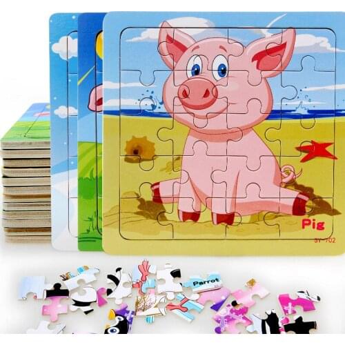 Montessori Materials Educational Wooden Toys for Children Early Learning Preschool Teaching Kids Intelligence Puzzles Jigsaw