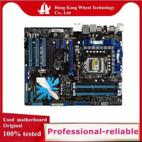 For ASUS P7P55D Motherboard Socket LGA 1156 DDR3 P55 Original Desktop Mainboard Used Mainboard