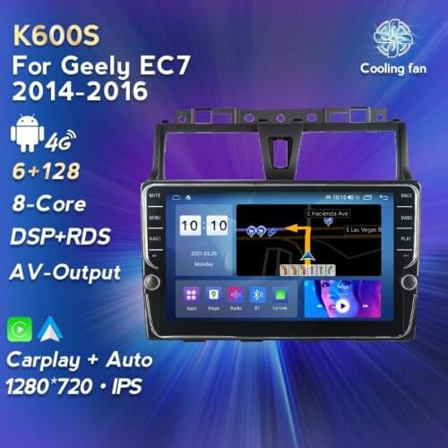 MEKEDE 6G+128G Newest Android 11 Car Radio Video Player For Geely EC7 2014-2016 Auto Navigation GPS Stereo Carplay No 2 din DVD