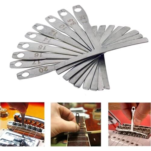 Metal Guitar Luthier Tools Understring Radius Gauge Rubber Fret Set Understring Radius Gauge Luthier Tools For Guitar Bass