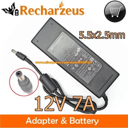 Genuine FSP FSP084-DIBAN2 FSP084-DMAA1 HU10142-13088 AC Adapter 12V 7A 84W FSP084-DIBA DAJING DJ-120700-SA For ATOM TS-259 PRO