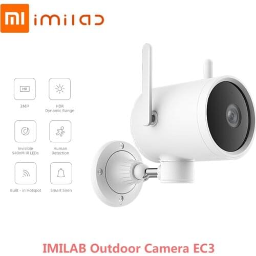 Original Imilab EC3 Outdoor Camera 2K Advanced Night Vision WiFi CCTV Cam Rotatable Mi Home Security Surveillance Camera