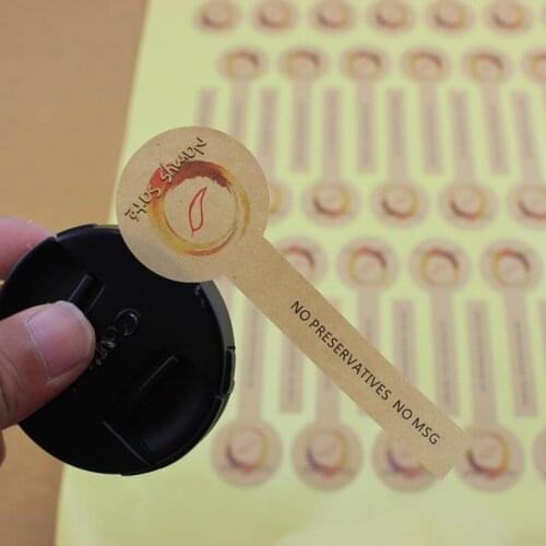 Full color printing customized self adhesive labels, glossy pvc laminated stickers