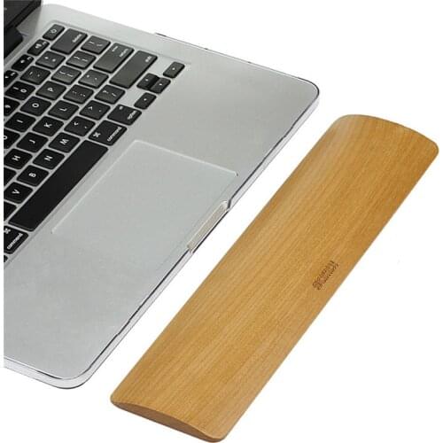 60 Key Walnut Wooden Rest Keyboard Wrist Rest Pad Natural Wooden Protection Anti-skid Pad Hand Pad for Gaming Keyboard