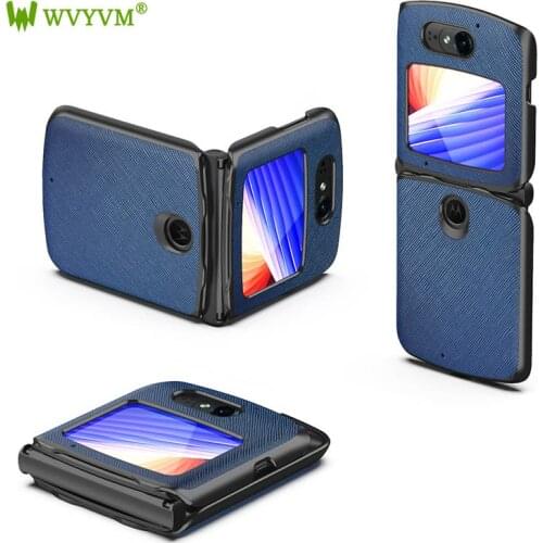 Shockproof Cover for Motorola Moto Razr 2 5G 2020 Full Protection Case for Moto Razr 5G Motorola Razr 2020 Luxury Leather Case