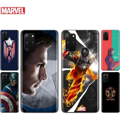 Marvel Captain America Superhero For Samsung S20 FE A91 A81 A72 A71 A52 A51 A42 A41 A32 A31 A21 A12 Lite Transparent Phone Case