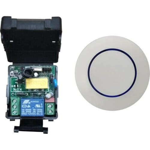 AC 220 V 1 CH universal wireless relay remote control switch lighting button transmitter wall controller 433mhz 315mhz