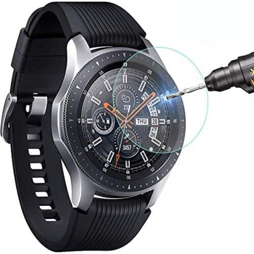 Screen Protector For Galaxy Watch 46/42mm HD Tempered Glass Film 9H Hardness Anti-Scratch Protective Film For Samsung Gear S3