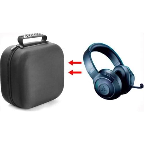 For Razer Kraken X Headset Cable Game Headset Protection Package Protective Case Nylon Portable Carring Storage Bag Pouch