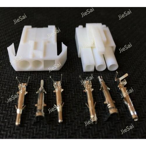 Female And Male Small Tamiya Connector Kits Mini Tamiya Set EL 4.5MM Socket Plug With 3 Pin 3 Way