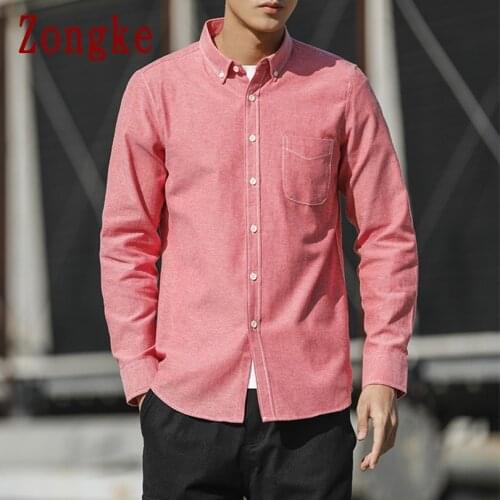 Zongke Men's Slim Fit Shirts
