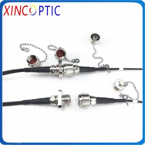 200M SM,2Fibers,G657A,4.0mm,ODC Round Plug Type to ODC Male LSZH TPU Jacket 2Core Armored Cable Patch Cord With PCD235 Reel/Roll