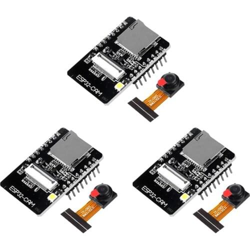 3pcs/lot ESP32-CAM WiFi And Bluetooth Module ESP32-S Serial to WiFi ESP32 CAM Development Board With Camera Modulef