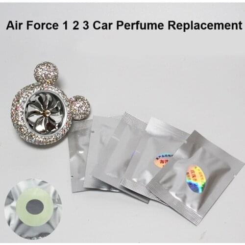 5pcs Car Air Freshener Replacement Air Force 1 2 3 Car Perfume Styling Conditioning Air Vent Perfume In The Car Solid Freshener