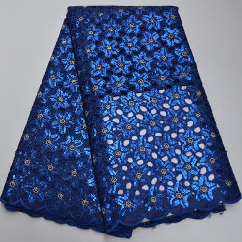 5yards/pc) Delicate African hand cut sequins organza lace fabric high quality Nigerian party lace fabric for dress OP85