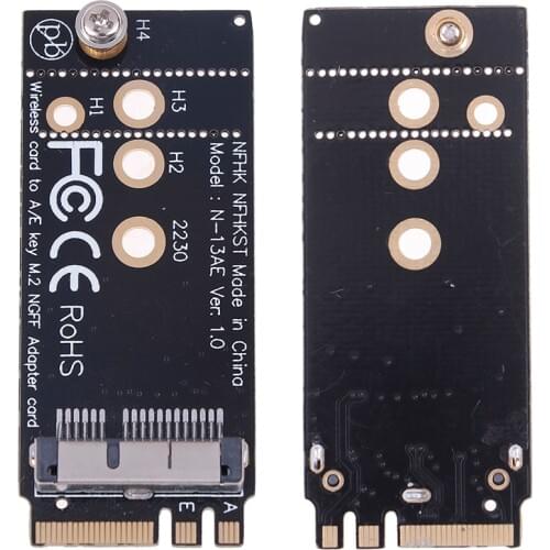 BCM943602CS WiFi Wireless Card to NGFF M.2 Key A/E Adapter for Mac OS
