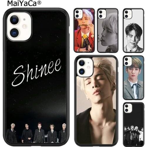 MaiYaCa SHINee KPOP Boy Group Phone Case Cover For iPhone 5s SE 6s 7 8 plus X XR XS 11 12 pro max Samsung Galaxy S8 S9 S10 shell