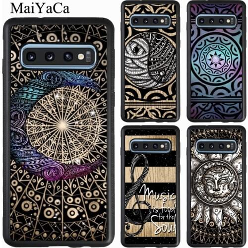 Mandala Tribal Pattern Design Case For Samsung Galaxy S20 Plus S10 S9 Note 20 Ultra A51 A71 A31 A21S A20e A40 A50 A70 M31