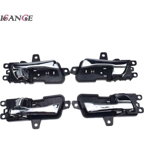 ISANCE Interior Inside Door Handle 826103S000 826203S010 For Hyundai Sonata 2011-2014 Front Rear Left Right