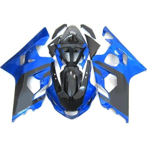 Motorcycle fairing kit for SUZUKI GSXR 600 750 2004 2005, Blue Black Fairings GSXR600 GSXR750 04 05 PL203