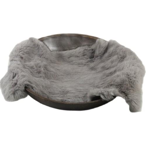 Rabbit fur Basket stuffer filler Layer fabric Newborn fur cover Poing fabric photography studio props