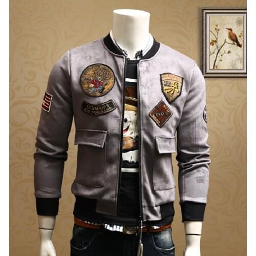 Autumn Winter Jacket Men Army Green Military Motorcycle Ma-1 Aviator Pilot Air Men Bomber Jacket Coats