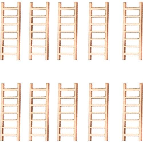 Set of 10 Fairy Garden Figurine Crafts Micro Landscape Decor DIY Ladder Gift Garden Statues bonsai DIY landscaping decorations