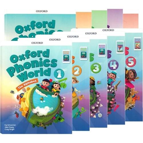 Oxford Natural Phonics World Workbook for Kindergarten English Early Learning Laguage Alphabet Educationanl America Books Kids