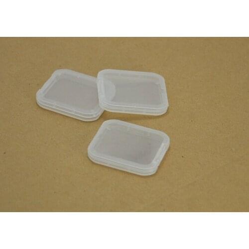 Wholesale 2000pcs/lot CF TF XD SD Card Plastic Case box storage clear transparent box new arrival good quality