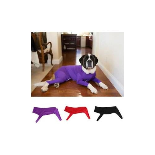 Tight Dog Clothes Solid Dog Jumpsuit 4-Legged Pajamas Coat Nursing Bodysuit Thin Cats Clothes Suit For Pet Small Dog Clothing