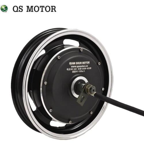 QS Motor 12inch 3000W 205 50H V3 Brushless DC Electric Scooter Motorcycle Hub Wheel Motor