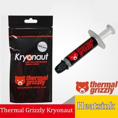 Thermal Grizzly Kryonaut 1g PC Graphics card CPU GPU Cooling liquid metal Thermal Compound Cooler fan Thermal Grease/paste