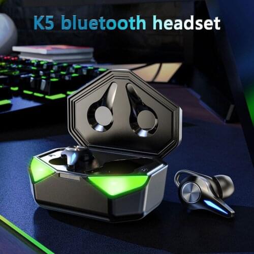 TWS 5.0 Earphones 350mAh Charging Box Wireless Headphone HiFi Earbuds Dual Modes Gaming Headsets with Microphone