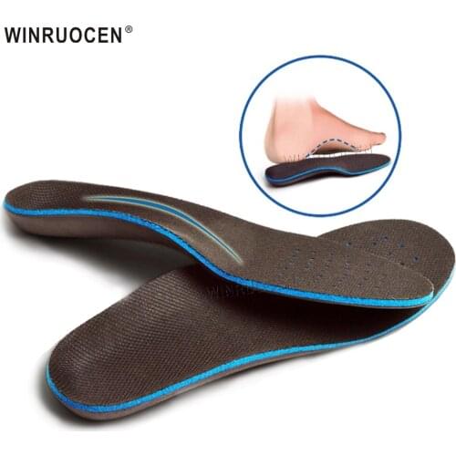 WINRUOCEN Flat Feet Insoles Orthopedic Arch Support For Feet Man Women Insoles For Shoes Pain Plantar Fasciitis Unisex Insole