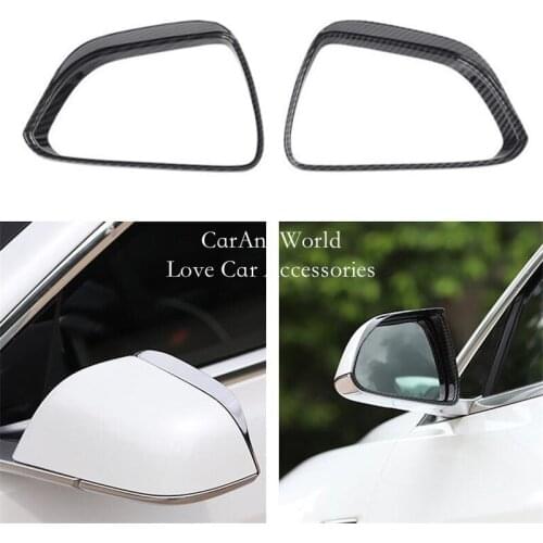 Door Rear View Mirror Rain Eyebrow Frame Protector Cover For Tesla Model 3 2017-2022 Rearview Modified Trims Car Accessories