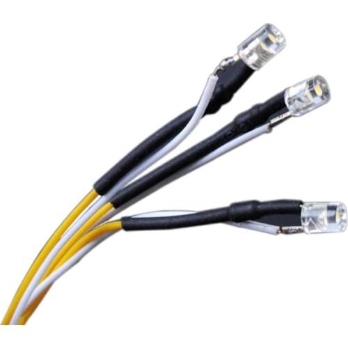 5x Leds Light Lamp Cool Lighting for RR Train Diorama Architecture Building