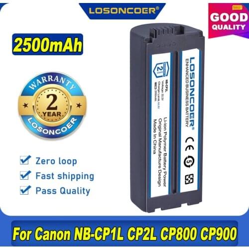 2500mAh NB-CP2L NB CP2L Battery For Canon NB-CP1L CP2L Canon Photo Printers SELPHY CP800, CP900, CP910, CP1200,CP100,CP1300