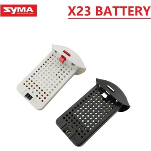 Rechargeable battery for SYMA X23/X23W Accessories for SYMA X23/X23W RC Aircraft Spare Parts 3.7V 500mah Battery Black White